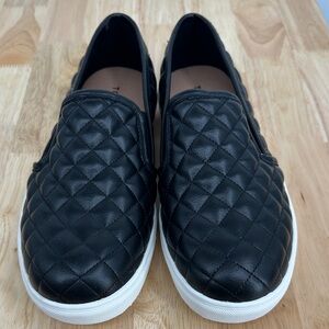 Torrid Quilted Black Slip-On Sneakers